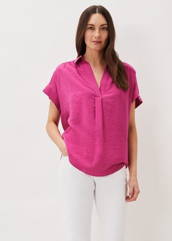 Phase Eight Thea Shirts Pink Australia | JM5830762